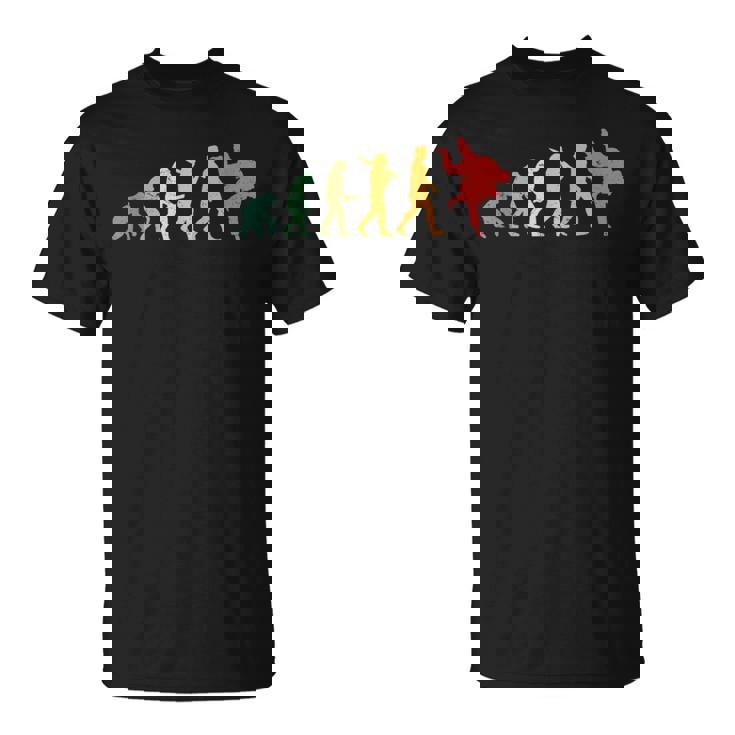 人類の進化 エボリューション 道場 柔道好き 趣味 古武道 柔道家 柔道部 レトロ おもしろ 柔道 Tシャツ