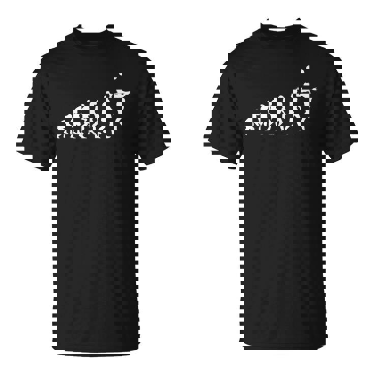 人類の進化 バレーボール バレーボール好き 趣味 おもしろ バレーボール部 ビーチバレー バレー好き Tシャツ