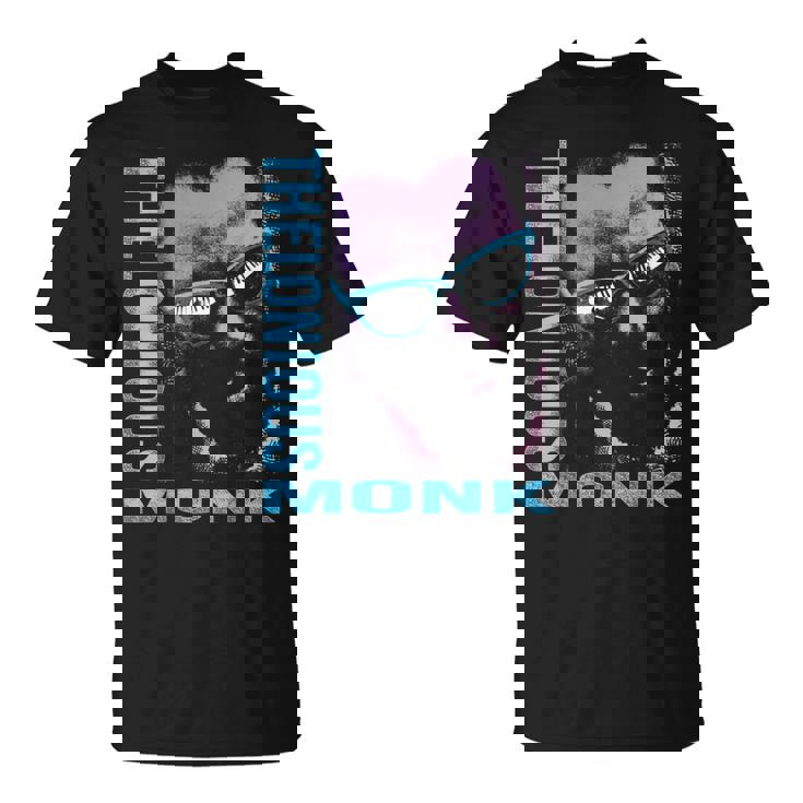 公式セロニアス・モンク・ジャズ・アイコン・マーチ イタリアの鍵盤 Tシャツ