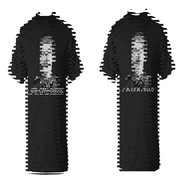 反社会主義と共産主義者 スターリン Tシャツ
