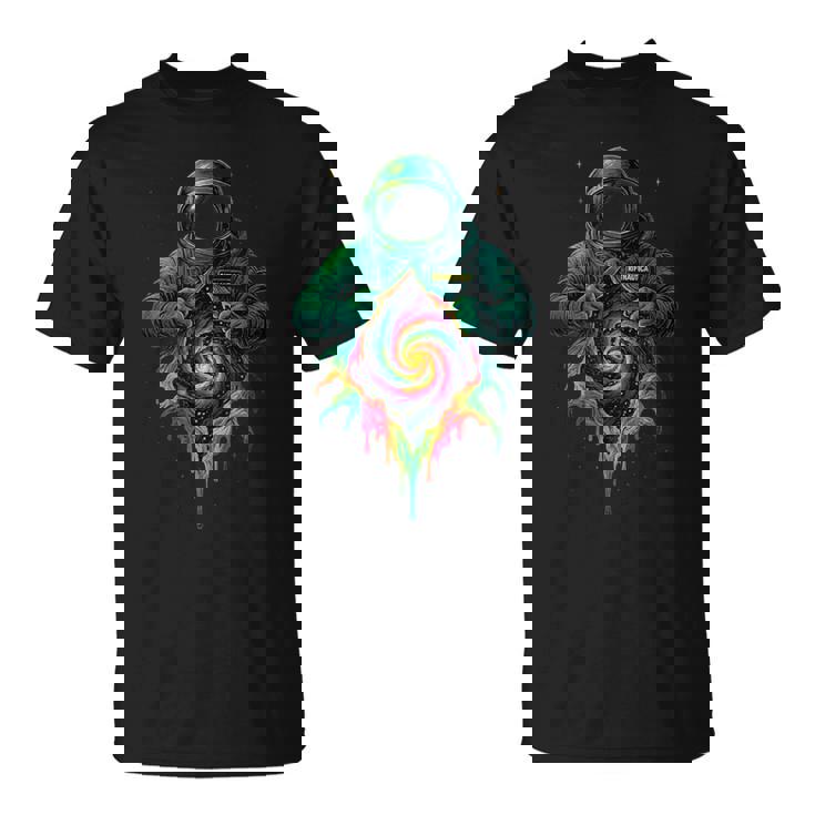 宇宙飛行士が宇宙の裂け目 Tシャツ