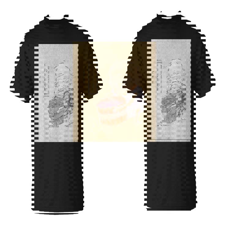 小豆洗い【日本の妖怪シリーズ】 Tシャツ