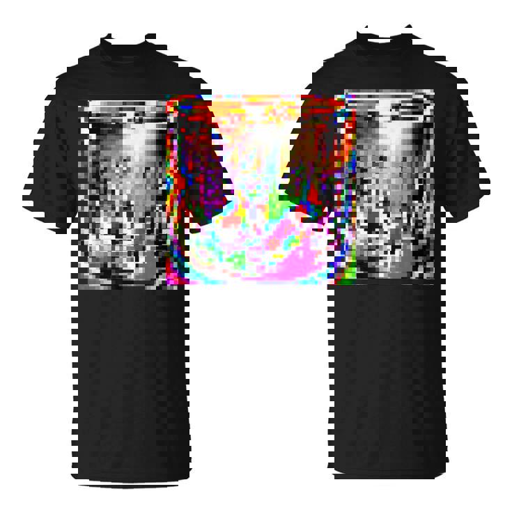 敵対的 アンチフェイシャル認識 カモフラージュ インビジビリティ Tシャツ