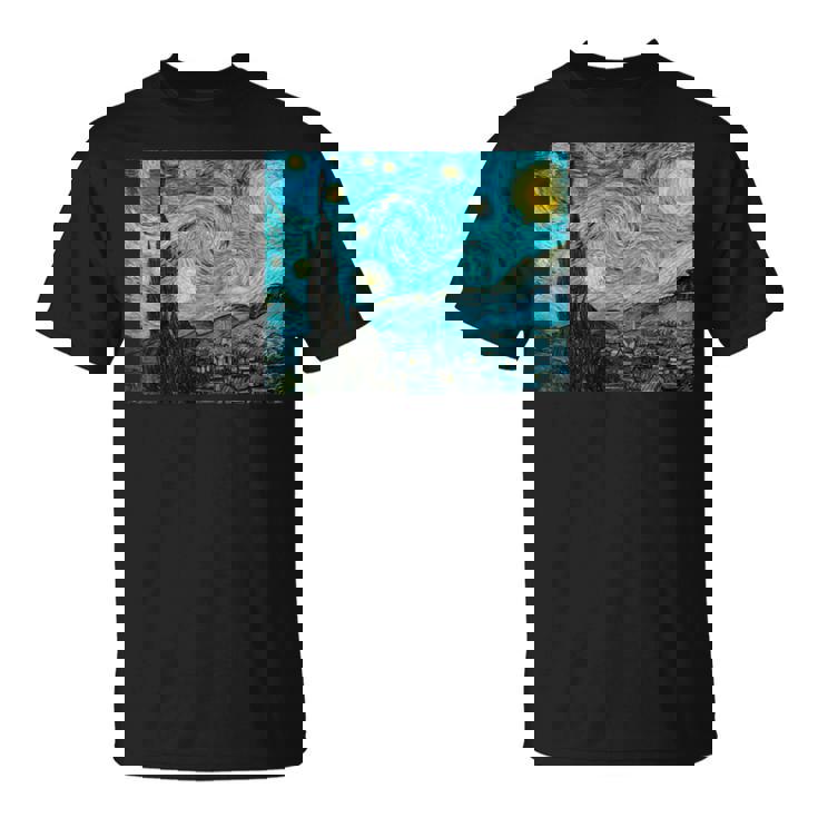 星月夜 ゴッホ 長袖tシャツ Tシャツ