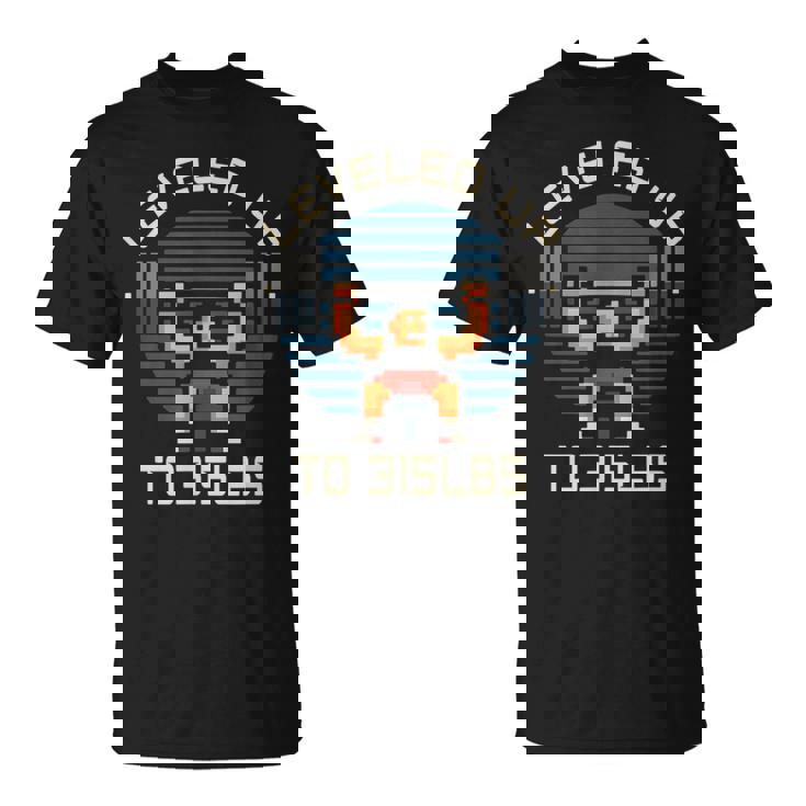 最大330ポンドのベンチプレスゲーマーフィットネスレベル。 Tシャツ