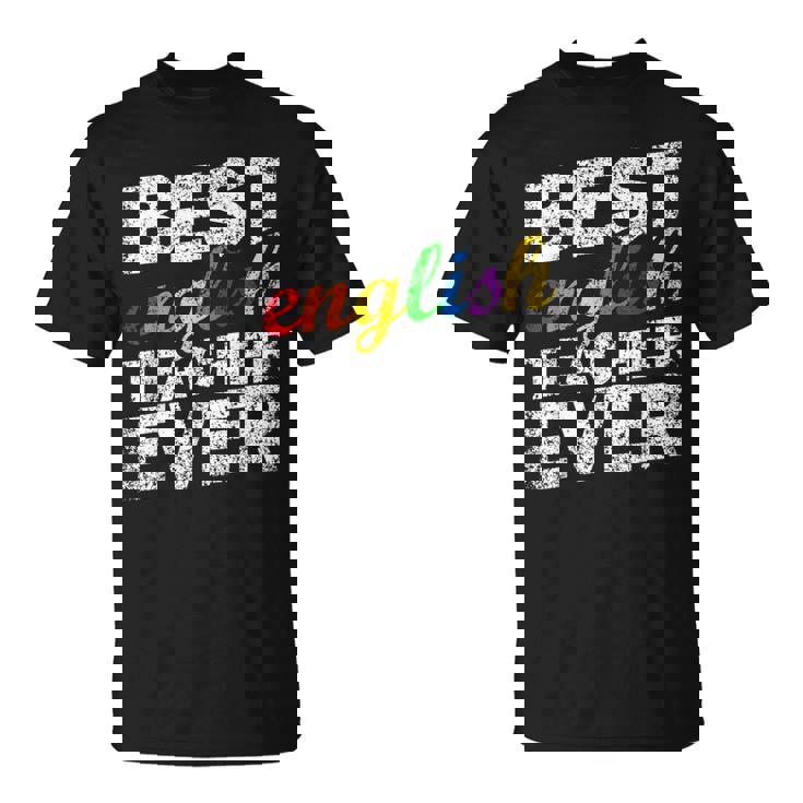 最高の英語教師 文法 クラス 男性 女性 教員 英語教師 Tシャツ