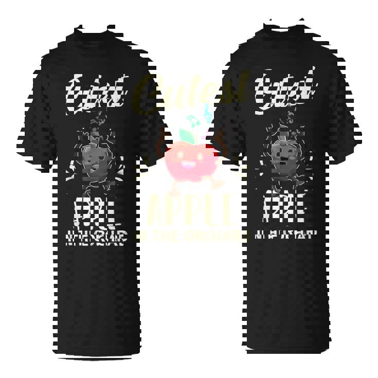 果樹園で一番かわいいリンゴ摘みシーズン。 Tシャツ