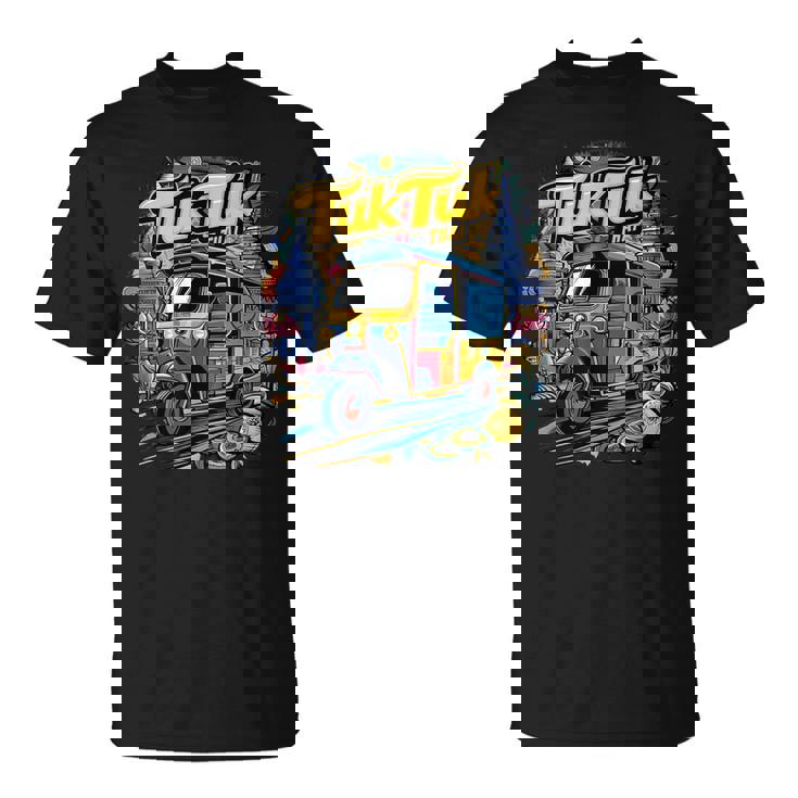 活気に満ちたトゥクトゥクタイアドベンチャー Tシャツ