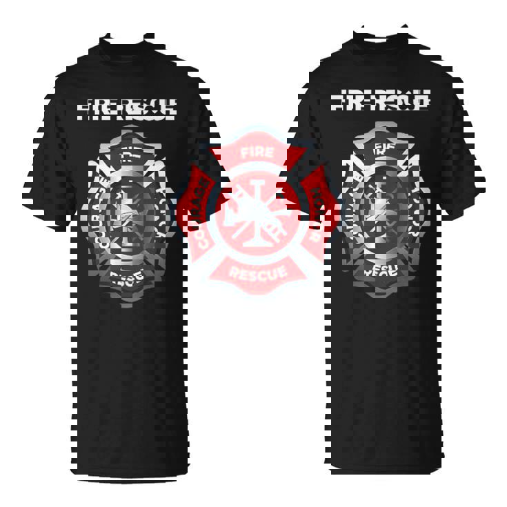 消防士 Ems 消防救助 Tシャツ