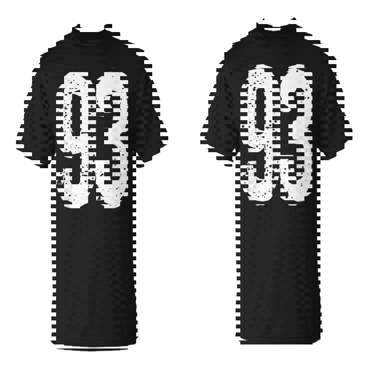 番号 93 Tシャツ