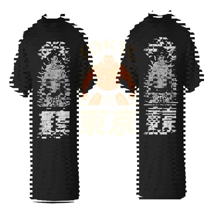 相撲 東京 日本 相撲 力士 お土産 和漢字 Tシャツ