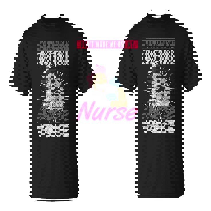 矯正看護師 刑務所看護 Use My Correctional Nurseoice Tシャツ