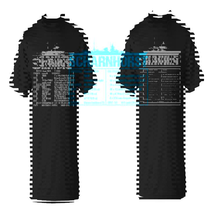 第二次世界大戦 シューンホルスト ドイツ戦艦 ヴェルマハト Tシャツ