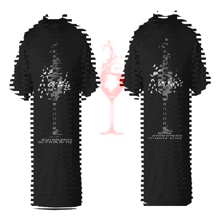 還暦祝い ワイン好き 酒好き 父 母 男性 女性 60歳お祝い Aged With Grace And Wine Tシャツ