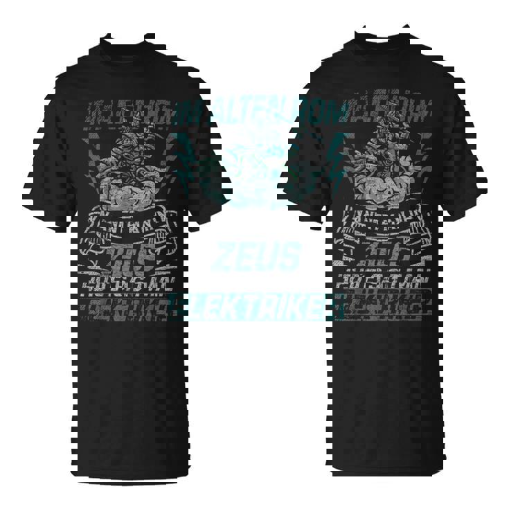 電気技師 ギフト ゼウス Tシャツ