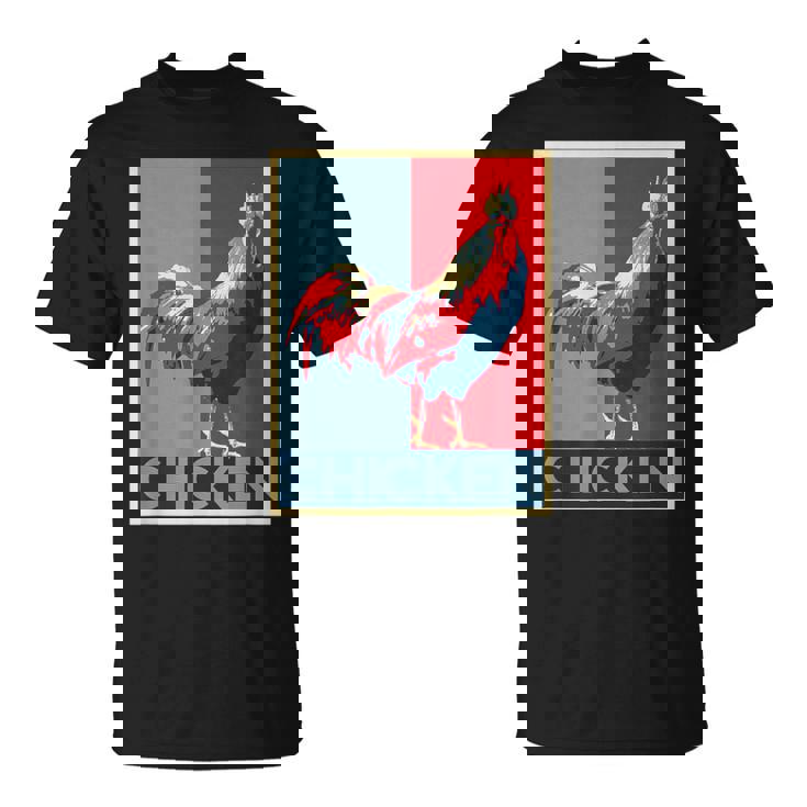 面白いtシャツ にわとり 鶏 鳥 メンズ おもしろ 面白い 服 おもしろグッズ ネタ ポスター チキン Tシャツ