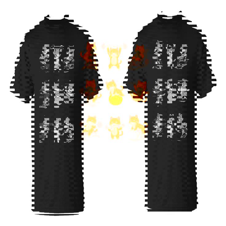 面白いtシャツ 猫 ネコ 筋トレ ジム おもしろグッズ かわいい おもしろtシャツ 面白い 服 ネタ Tシャツ
