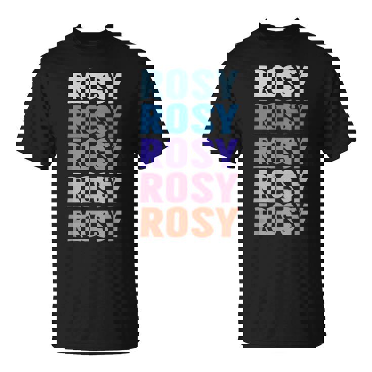 面白いギフト名 Rosy パーソナライズ 名前 Tシャツ