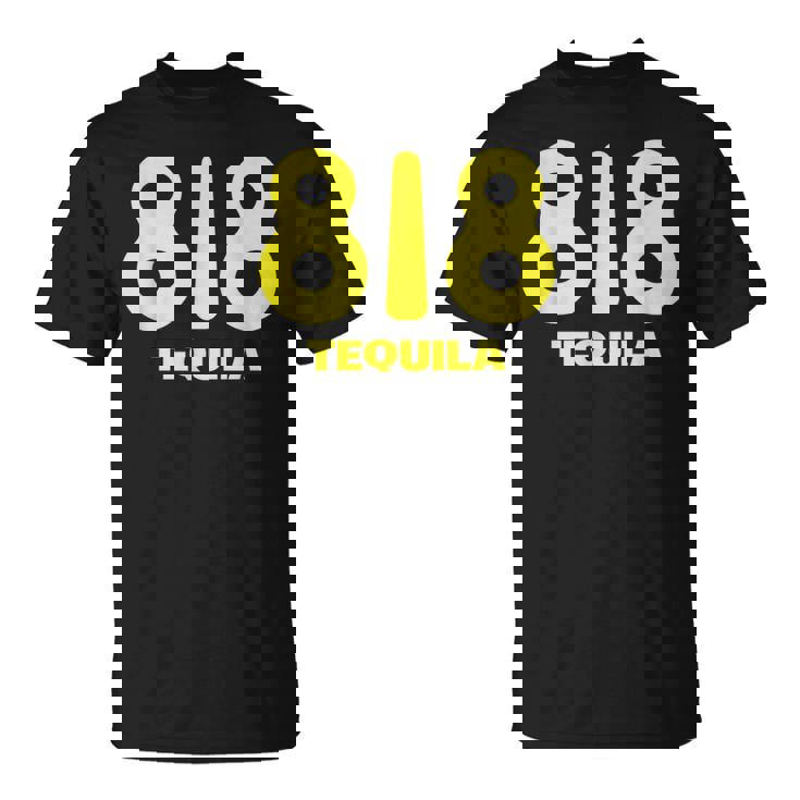 面白いドリンクデザイン 818 チームテキーラワインラバー Tシャツ