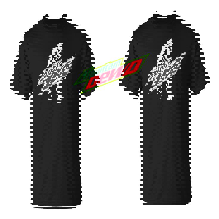 面白いビッグフットマウンテンデュードハイキングキャンプギフト Tシャツ