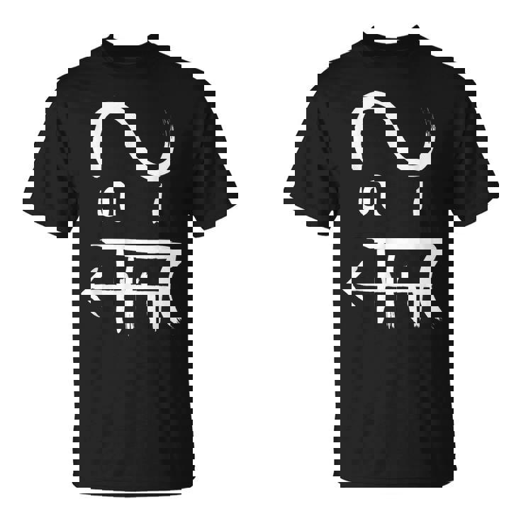 龍体文字 【 つる 】商売繁盛 人脈 幸運 Tシャツ