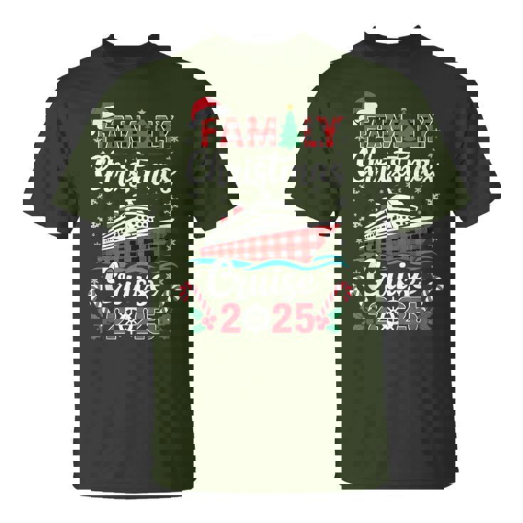 Family Christmas Cruise 2025 Matching Family Cruise Holiday T-Shirt