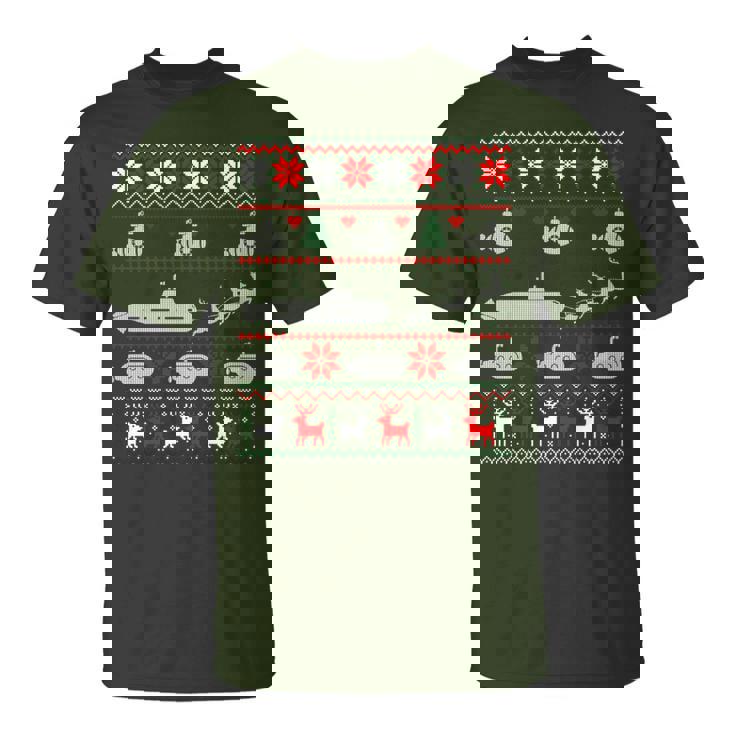 Pull De Noëlubmarineubmariner Ugly Manche Longue T-Shirt