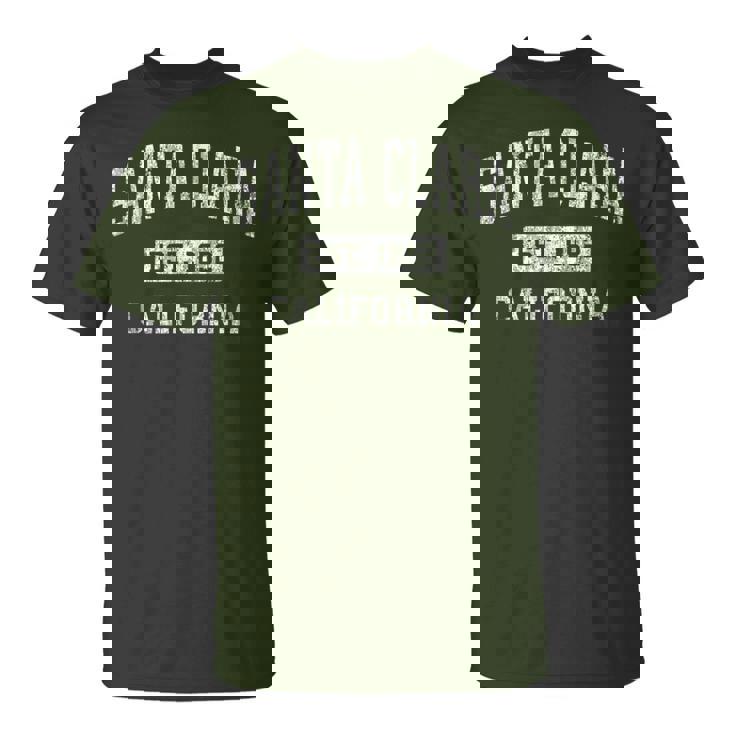 Santa Clara California Ca ビンテージ 確立されたスポーツデザイン Tシャツ