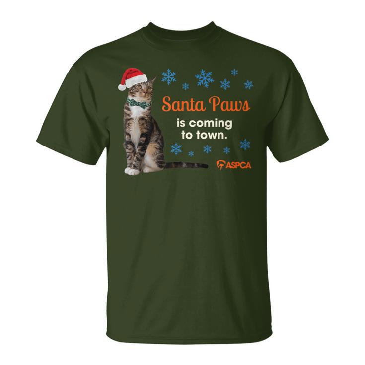 Santa Paws Cat T-Shirt