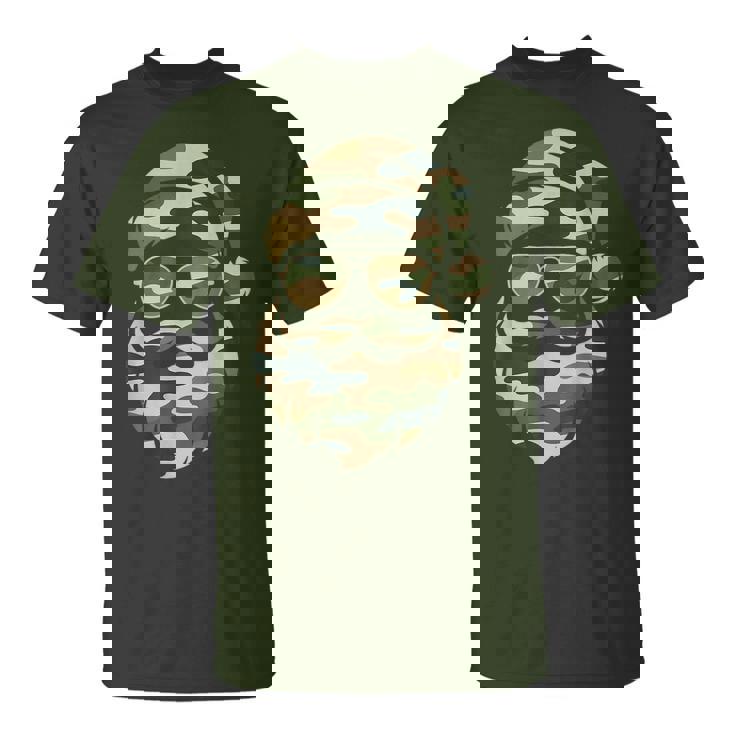 Vintage Santa Face Camouflage Christmas Xmas Camo Boys T-Shirt Vintage Santa Face Camouflage Christmas Xmas Camo Boys T-Shirt