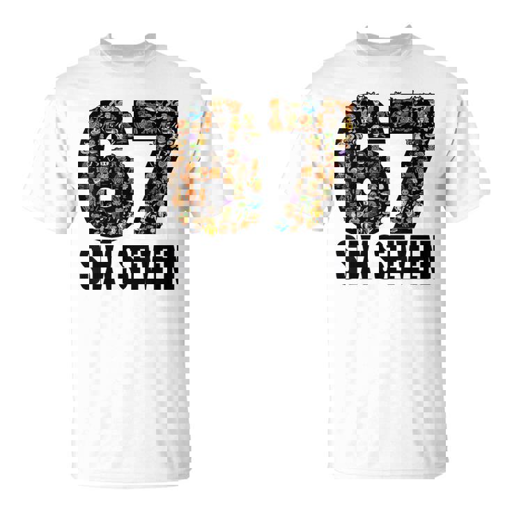 67 シックスセブン イタリアンブレインロットジェネレーションアルファスラングミーム Tシャツ
