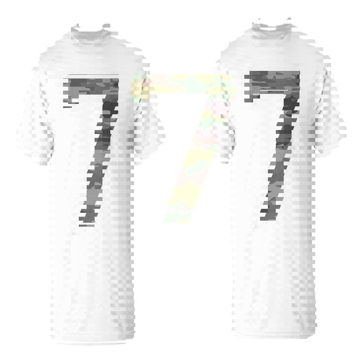7 ジャージ ユニフォーム バーシティ スポーツ 迷彩 カモフラージュ 7Th Tシャツ