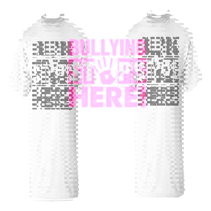Bullyingtop Here ピンクシャツデー Tシャツ
