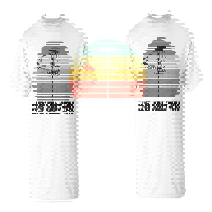 Disc Golf Shirts Men Best Dad By Par Flying Disc Golf T-Shirt