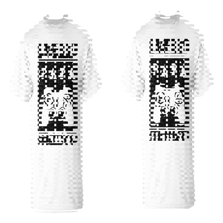 Gaming Livello Papablocatto Regalo Gamer Esta Del Papà Maglietta