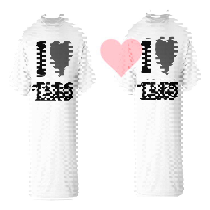 I Heart Taro 名 I Love パーソナライズ Tシャツ