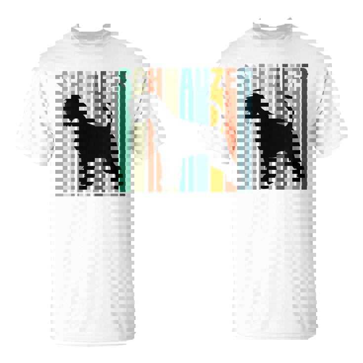 Minichnauzer Perro Retrochnauzer Cuello Camiseta unisex