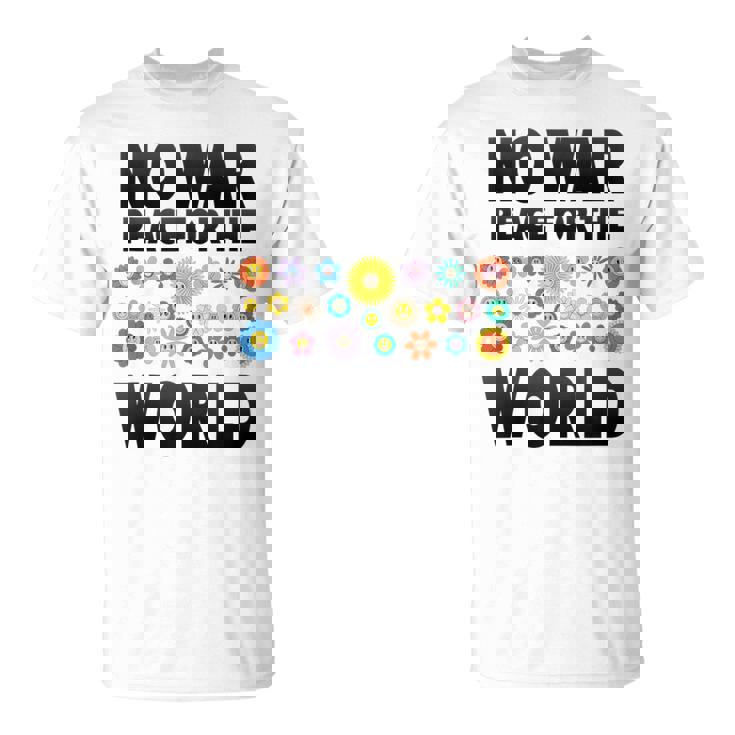 No Guerra Paz Antiguerra No Guerra In Mangas Camiseta unisex