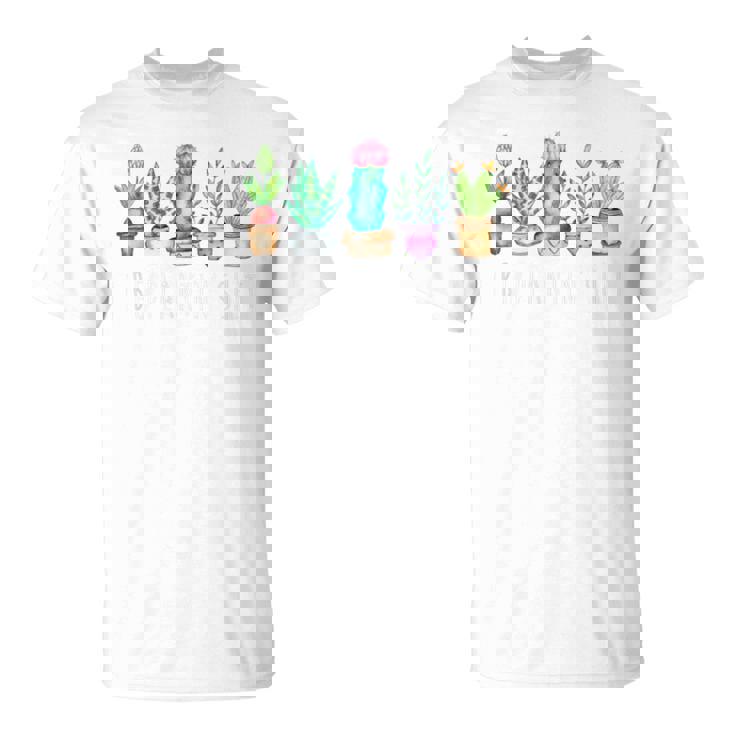 I Be Plantin'hit サボテン 多肉植物 面白い植物 ガーデン Tシャツ