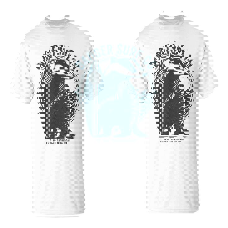 Vintage Badgerurf Co レトロ サーフィン カリフォルニアアート Tシャツ