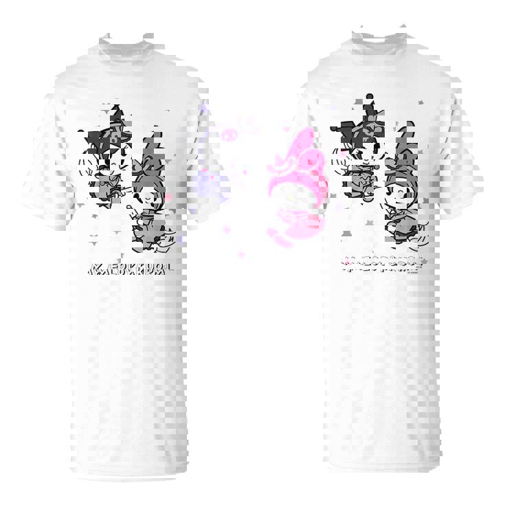 【ハロウィン特集】Usデザイン マイメロディ&クロミ 夜空 Tシャツ