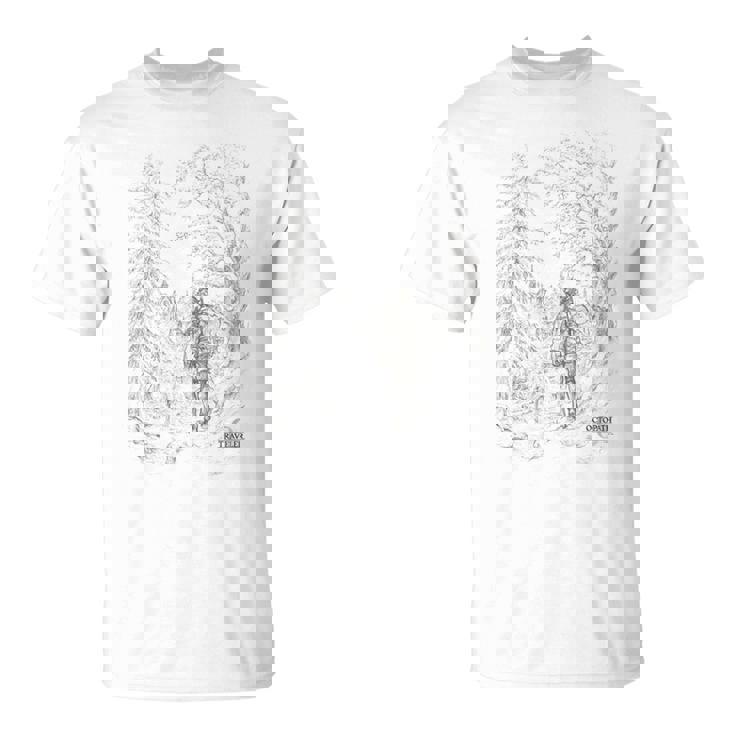 【公式】『オクトパストラベラー0』キービジュアル ラインアート Tシャツ