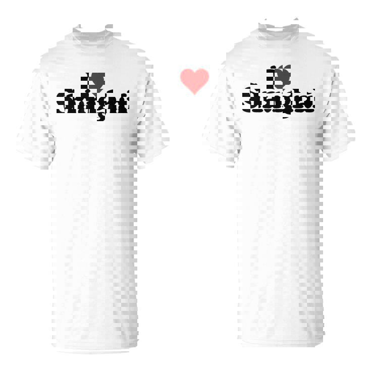 アイラブハート上海チャイナ Tシャツ