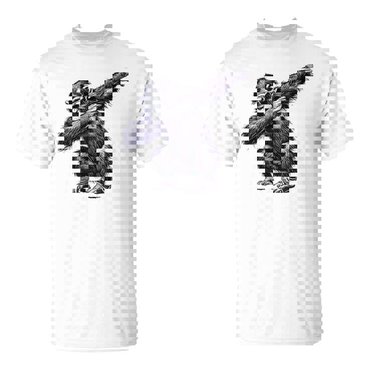 サングラスをかけたダブダンスを踊るチンパンジー猿 Tシャツ