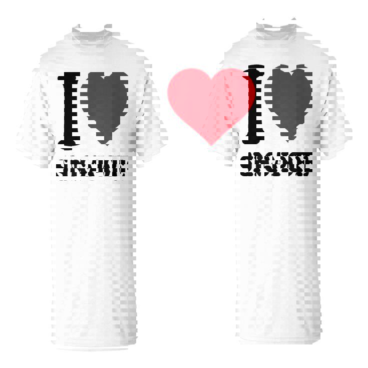 シンガポールへの愛をシンプルに伝える一枚 Tシャツ