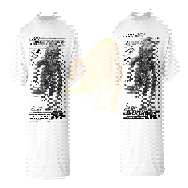 ジュラシック・ワールド Distortus Rex Ingenpecies File Tシャツ