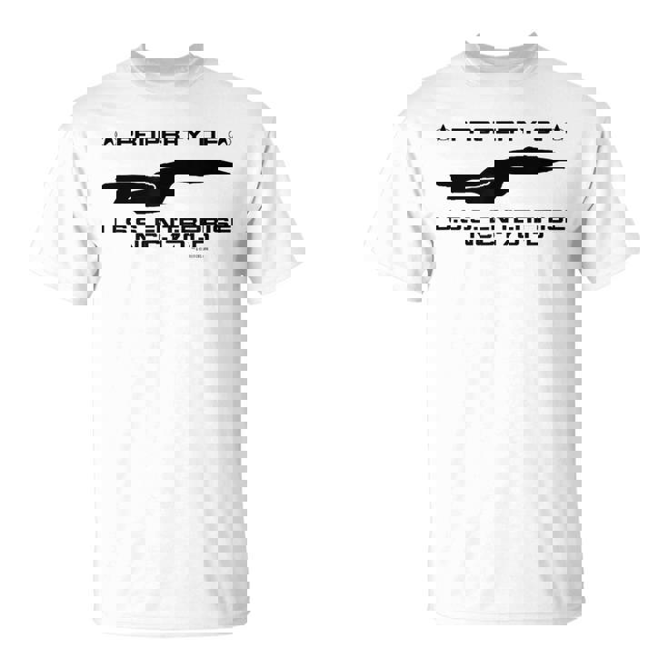 スタートレック 次世代uSSエンタープライズプロファイル Tシャツ