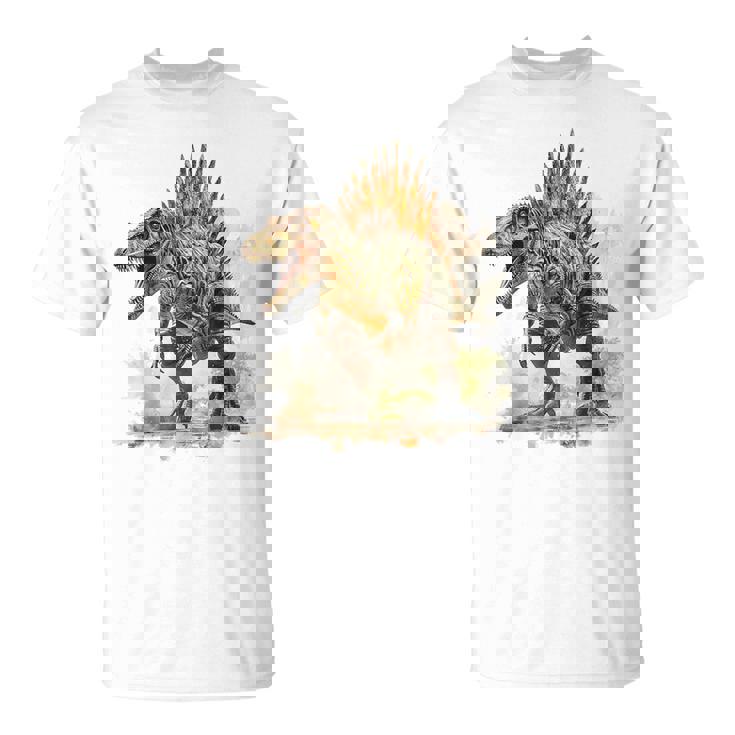 スピノサウルス 恐竜モチーフ イラスト スピノサウルス Tシャツ