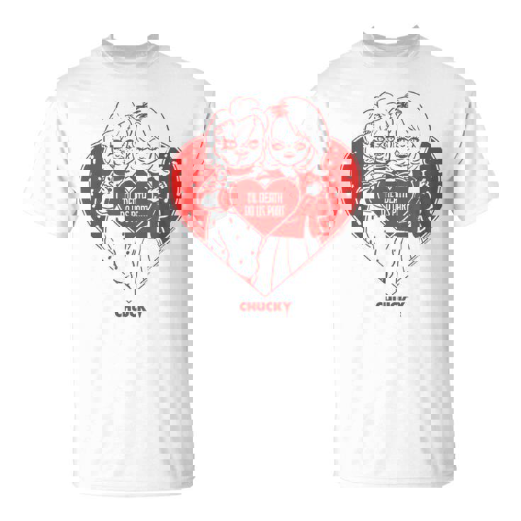 チャッキー＆ティファニーティル・デス・ドゥ・アス・パート・バレンタイン Tシャツ