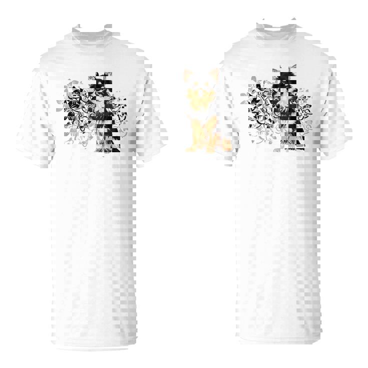 チワワママや犬好きのためのかわいいチワワワ Tシャツ